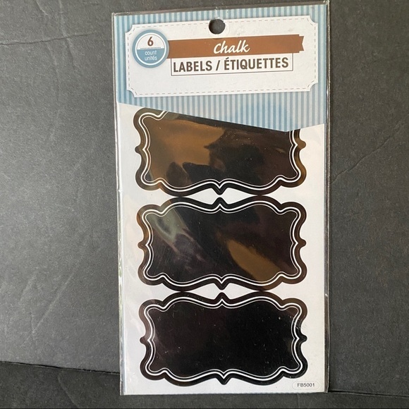 Chalk Holders, 12-Pack of Chalk, Eraser, Mini Chalkboard, Labels & Party Banner - Picture 7 of 11